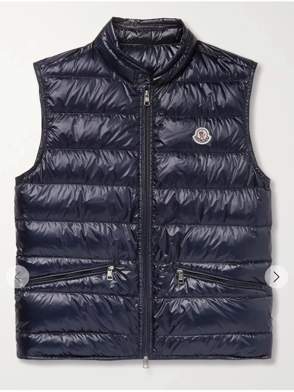 Moncler Gui Packable Down Gilet Vest - NIGHT BLUE- multiple sizes